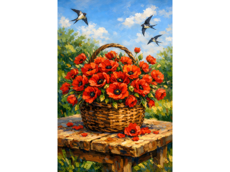 Tablou Canvas Natura statica florala 4, 80x50 cm, flori, stil pictura, sasiu de lemn, panza de bumbac 90%, agatatoare invizibilla Tablou Canvas Natura statica florala 4, 80x50 cm, flori, stil pictura, sasiu de lemn, panza de bumbac 90%, agatatoare invizibilla