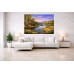 Tablou Canvas Cabana ideala 71, 80 x 50 cm, natura, peisaj, stil pictura, sasiu de lemn, panza de bumbac 90%, agatatoare invizibila Tablou Canvas Cabana ideala 71, 80 x 50 cm, natura, peisaj, stil pictura, sasiu de lemn, panza de bumbac 90%, agatatoare invizibila