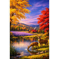 Tablou Canvas Cabana ideala 72, 80 x 50 cm, natura, peisaj, stil pictura, sasiu de lemn, panza de bumbac 90%, agatatoare invizibila Tablou Canvas Cabana ideala 72, 80 x 50 cm, natura, peisaj, stil pictura, sasiu de lemn, panza de bumbac 90%, agatatoare invizibila