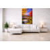 Tablou Canvas Cabana ideala 72, 80 x 50 cm, natura, peisaj, stil pictura, sasiu de lemn, panza de bumbac 90%, agatatoare invizibila