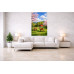 Tablou Canvas Cabana ideala 73, 80 x 50 cm, natura, peisaj, stil pictura, sasiu de lemn, panza de bumbac 90%, agatatoare invizibila