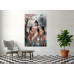 Tablou Canvas Veneratie senzuala exotica 8, senzual print stil pictura 80x50 cm, sasiu de lemn, panza de bumbac 90%, agatatoare invizibila