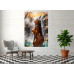 Tablou Canvas Senzualitate egipteana 3, femeie, nud, print stil pictura 80x50 cm, sasiu de lemn, panza de bumbac 90%, agatatoare invizibila