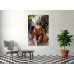 Tablou Canvas Venerarea zeitei amazoniene 3, femeie, nud, print stil pictura 80x50 cm, sasiu de lemn, panza de bumbac 90%, agatatoare invizibila
