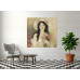 Tablou Canvas Portret vintage de femeie, 60x60, stil pictura, sasiu de lemn, panza de bumbac 90%, agatatoare invizibila