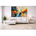 Tablou Canvas Dans in abstract, 80x50cm, stilizat, stil pictura, sasiu de lemn, panza de bumbac 90%, agatatoare invizibila, pentru bucatarie, living Tablou Canvas Dans in abstract, 80x50cm, stilizat, stil pictura, sasiu de lemn, panza de bumbac 90%, agatatoare invizibila, pentru bucatarie, living