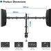 Suport birou 2 monitoare, Bontec, super flexibil, 15-32 inch - 38-81 cm, pivotant, inaltime si inclinatie reglabila, 10 kg per brat, negru Suport birou 2 monitoare, Bontec, super flexibil, 15-32 inch - 38-81 cm, pivotant, inaltime si inclinatie reglabila, 10 kg per brat, negru