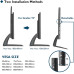 Suport TV de masa/birou 22-65 inch, 56-165cm, 50 kg max, negru