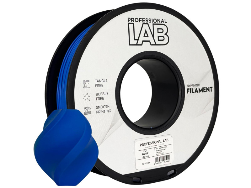 Filament 3D, Professional LAB, PLA, albastru blue, compatibil universal, rezistenta ultra, 1.75mm, 1kg Filament 3D, Professional LAB, PLA, albastru blue, compatibil universal, rezistenta ultra, 1.75mm, 1kg