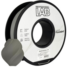 Filament 3D, Professional LAB, PLA, gri mat, compatibil universal, rezistenta ultra, 1.75mm, 1kg
