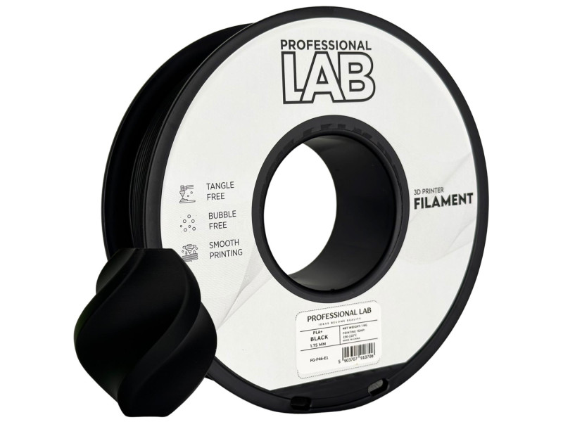 Filament 3D, Smart Print, PLA+, black negru, compatibil universal, rezistenta ultra, 1.75mm, 1kg Filament 3D, Smart Print, PLA+, black negru, compatibil universal, rezistenta ultra, 1.75mm, 1kg