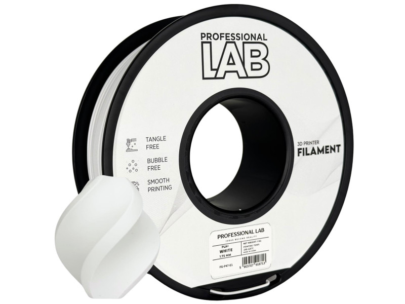 Filament 3D, Smart Print, PLA+, white alb, compatibil universal, rezistenta ultra, 1.75mm, 1kg Filament 3D, Smart Print, PLA+, white alb, compatibil universal, rezistenta ultra, 1.75mm, 1kg