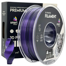 Filament 3D, Smart Print,Silk PLA, black purple negru mov, compatibil universal, rezistenta ultra, 1.75mm, 1kg