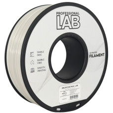 Filament 3D, Professional LAB, ABS+, alb mat compatibil universal, rezistenta ultra, 1.75 mm, 1 kg