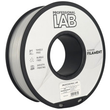 Filament 3D, Professional LAB, ABS+, transparent, compatibil universal, rezistenta ultra, 1.75 mm, 1 kg