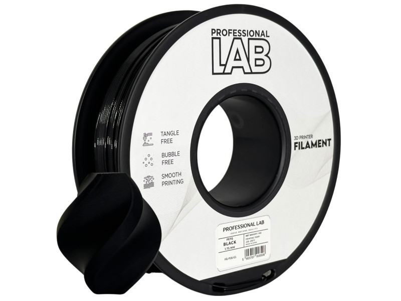 Filament 3D, Professional LAB, PLA, negru, compatibil universal, rezistenta ultra, 1.75mm, 1kg Filament 3D, Professional LAB, PLA, negru, compatibil universal, rezistenta ultra, 1.75mm, 1kg