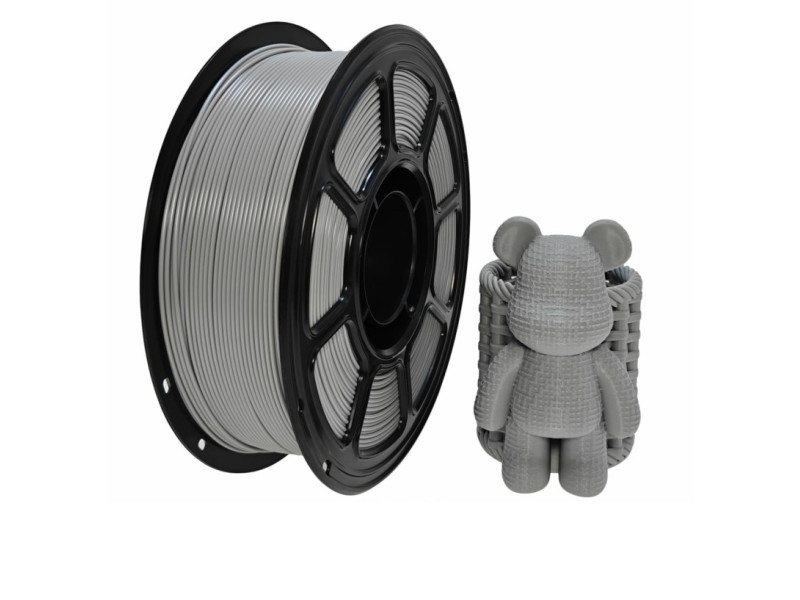 Filament 3D, VeliumCraft, PETG, gri gray, compatibil universal, rezistenta ultra, 1.75mm, 1kg Filament 3D, VeliumCraft, PETG, gri gray, compatibil universal, rezistenta ultra, 1.75mm, 1kg