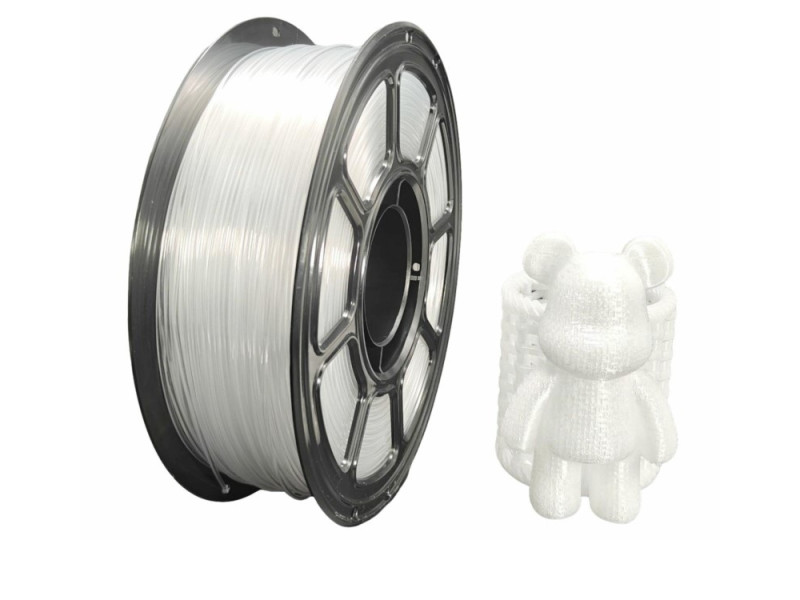Filament 3D, VeliumCraft, PETG, transparent, compatibil universal, rezistenta ultra, 1.75mm, 1kg Filament 3D, VeliumCraft, PETG, transparent, compatibil universal, rezistenta ultra, 1.75mm, 1kg