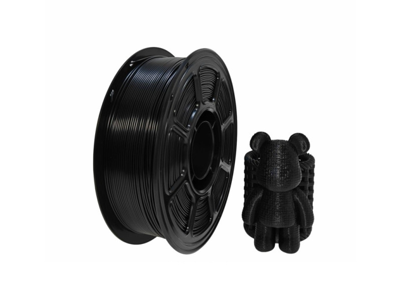 Filament 3D, VeliumCraft, PLA, negru black compatibil universal, rezistenta ultra, 1.75mm, 1kg Filament 3D, VeliumCraft, PLA, negru black compatibil universal, rezistenta ultra, 1.75mm, 1kg