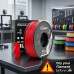 Filament 3D, Smart Print, TPU, rosu red, compatibil universal, rezistenta ultra, 1.75mm, 1kg Filament 3D, Smart Print, TPU, rosu red, compatibil universal, rezistenta ultra, 1.75mm, 1kg
