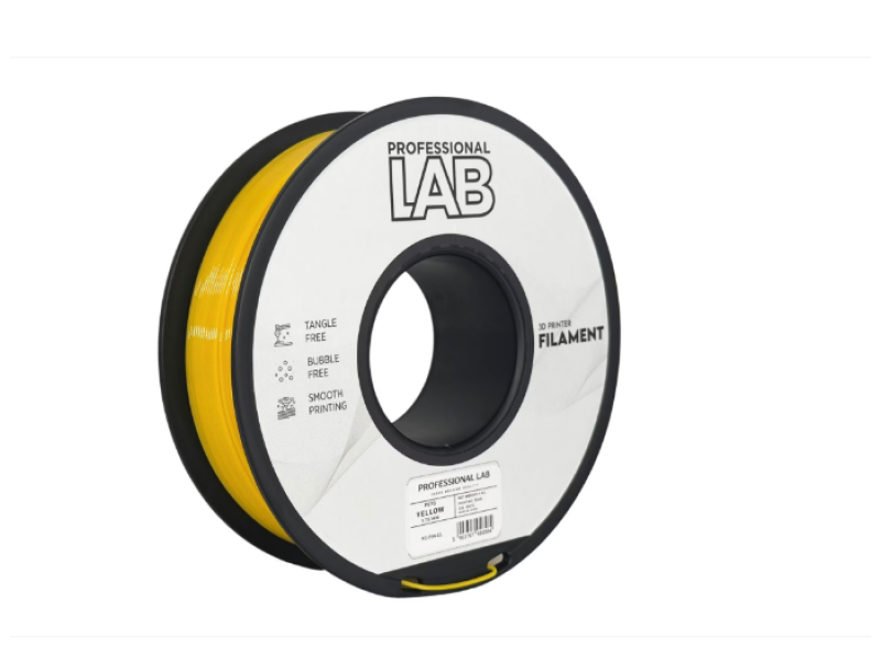 Filament 3D, Professional LAB, PLA, yellow galben, compatibil universal, rezistenta ultra, 1.75mm, 1kg Filament 3D, Professional LAB, PLA, yellow galben, compatibil universal, rezistenta ultra, 1.75mm, 1kg