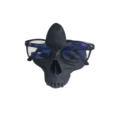 Craniu suport de ochelari, VeliumCraft, 25x15x22, functie pusculita pentru monede, printat 3D, abs Craniu suport de ochelari, VeliumCraft, 25x15x22, functie pusculita pentru monede, printat 3D, abs