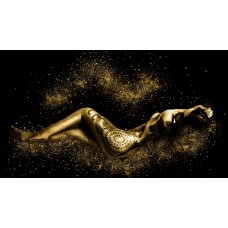 Femeie Nud Vis Magic1, 80 x 40 cm, Rama lemn, Multicolor Femeie Nud Vis Magic1, 80 x 40 cm, Rama lemn, Multicolor