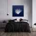 Abstract puf , 70 x 70 cm, Rama lemn, Multicolor Abstract puf , 70 x 70 cm, Rama lemn, Multicolor