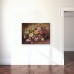Tablou bujori , 60 x45 cm, Rama lemn, Multicolor Tablou bujori , 60 x45 cm, Rama lemn, Multicolor